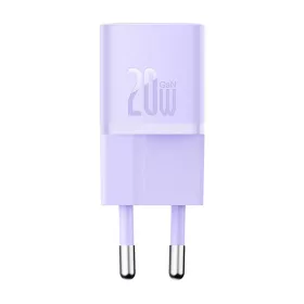 Baseus mini hálózati töltő, GaN5, 20W (lila)