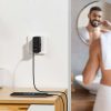 Baseus GaN5 Pro USB-C + USB hálozati töltő, 100W + 1m kábel (Fehér)