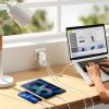 Baseus GaN5 Pro Gyorstöltő, 2xUSB-C + USB, 140W (Fehér)