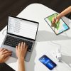 Baseus GaN5 Pro Gyorstöltő, 2xUSB-C + USB, 140W (Fehér)