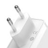 Baseus GaN5 Pro Gyorstöltő, 2xUSB-C + USB, 140W (Fehér)