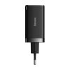 Baseus GaN5 Pro hálózati töltő 2xType-C + USB, 65W (Fekete)