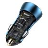 Baseus Golden Contactor Pro autós töltő, USB + USB-C, QC4.0 +, PD, SCP, 40 W, (kék)