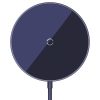 Baseus Simple Mini3 Mágneses (MagSafe), vezeték nélküli, indukciós töltő, 15W (lila)