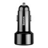 Baseus Magic Series PPS - USB/USB-C autós töltő QC 4.0+ / QC3.0 6A/45W (fekete)