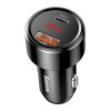 Baseus Magic Series PPS - USB/USB-C autós töltő QC 4.0+ / QC3.0 6A/45W (fekete)