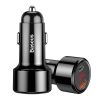 Baseus Magic Series PPS - USB/USB-C autós töltő QC 4.0+ / QC3.0 6A/45W (fekete)