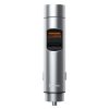 Baseus FM adó Energy Column Bluetooth 5.0, 2x USB, 18W (ezüst)