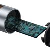 Baseus FM adó Energy Column Bluetooth 5.0, 2x USB, 18W (ezüst)