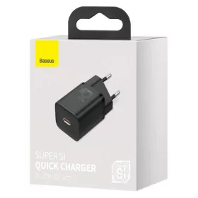 Baseus Super Si gyors töltő, 1C 25W (Fekete)