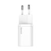 Baseus Szupergyors USB-C 25 W-os Power Delivery Quick Charge töltő (Fehér)