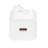 Baseus Szupergyors USB-C 25 W-os Power Delivery Quick Charge töltő (Fehér)