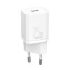 Baseus Szupergyors USB-C 25 W-os Power Delivery Quick Charge töltő (Fehér)