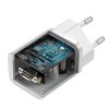 Baseus Szupergyors USB-C 25 W-os Power Delivery Quick Charge töltő (Fehér)