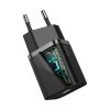 Baseus Super Si USB-C hálózati gyorstöltő 20W (Fekete)