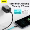 Baseus Super Si USB-C hálózati gyorstöltő 20W (Fekete)