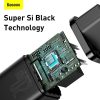 Baseus Super Si USB-C hálózati gyorstöltő 20W (Fekete)