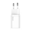 Baseus Super Si USB-C hálózati gyorstöltő 20W (Fehér)