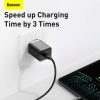 Baseus Super Si USB-C gyors hálózati töltő 30W (Fekete)