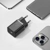 Baseus Super Si USB-C gyors hálózati töltő 30W (Fekete)