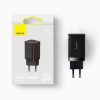 Baseus Utazó Gyorstöltő - Super Si Pro mini - C+U, PD 3.0, QC 3.0 30W (Fekete)