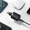 Baseus Utazó Gyorstöltő - Super Si Pro mini - C+U, PD 3.0, QC 3.0 30W (Fekete)