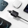 Baseus Utazó Gyorstöltő - Super Si Pro mini - C+U, PD 3.0, QC 3.0 30W (Fekete)