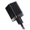Baseus Utazó Gyorstöltő - Super Si Pro mini - C+U, PD 3.0, QC 3.0 30W (Fekete)