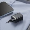 Baseus Utazó Gyorstöltő - Super Si Pro mini - C+U, PD 3.0, QC 3.0 30W (Fekete)
