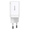 Baseus Super Si Pro gyorstöltő USB + USB-C 30W (Fehér)