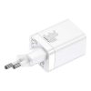 Baseus Super Si Pro gyorstöltő USB + USB-C 30W (Fehér)