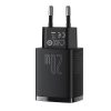 Baseus Compact gyorstöltő adapter 20W Type-C + USB (Fekete)