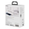 Baseus Compact gyorstöltő adapter 20W Type-C + USB (Fehér)