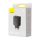 Baseus Compact gyorstöltő adapter 30W USB-C + 2XUSB (Fekete)