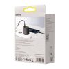 Baseus Compact gyorstöltő adapter 30W USB-C + 2XUSB (Fekete)