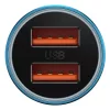 Baseus Golden Contactor Max autós töltő 2xUSB 60W - kék