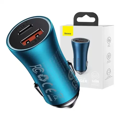 Baseus 60W Autós Töltő USB És /USB-C Csatlakozó (24157)