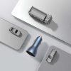 Baseus Golden Contactor Pro autós töltő, 2x USB-C, 1x USB, 65W (kék)