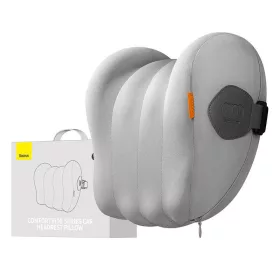   Baseus Comfort Ride autós fejtámlára szerelhető párna (szürke)