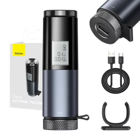   Baseus alkoholszonda USB-C típusú kábellel PD 5V, 1m, (fekete)