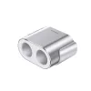 Baseus autós töltő One – Two Cigarette Lighter(dual- lighter 80W+dual USB (ezüst)