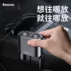 Baseus autós töltő One – Two Cigarette Lighter(dual- lighter 80W+dual USB (ezüst)