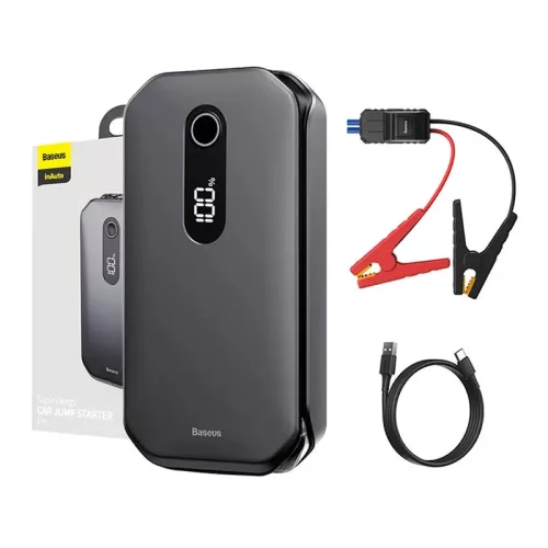 Baseus Super Energy autó jump starter/gyorsindító akkumulátor 12000mAh 1000A USB - fekete