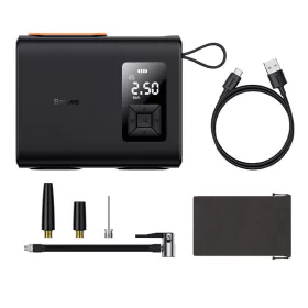   Baseus Mega EnergyPump Series hordozható kompresszor zseblámpával, 6000mAh