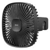Baseus Natural Wind mágneses autós ventilátor fejtámlához (Fekete)