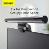 Baseus i-Wok LED lámpa monitorhoz - 2800K/4000K/5500K (Fekete)