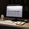 Baseus i-Wok LED lámpa monitorhoz - 2800K/4000K/5500K (Fekete)