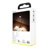Baseus mini LED csiptetős olvasólámpa - 400 mAh, 4000K, 3W (szürke)