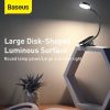 Baseus mini LED csiptetős olvasólámpa - 400 mAh, 4000K, 3W (szürke)