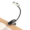Baseus mini LED csiptetős olvasólámpa - 400 mAh, 4000K, 3W (szürke)